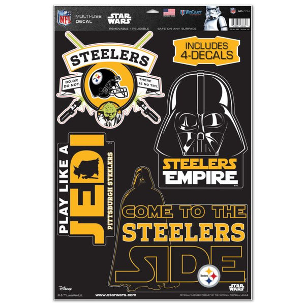 Wholesale-Pittsburgh Steelers / Star Wars Star Wars Multi-Use Decal 11" x 17"