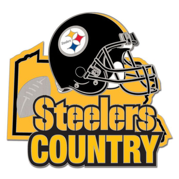 Wholesale-Pittsburgh Steelers Steelers Country Collector Enamel Pin Jewelry Card