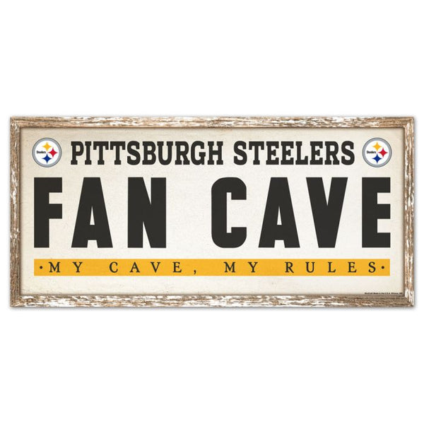 Wholesale-Pittsburgh Steelers Wood Sign 8" x 17"