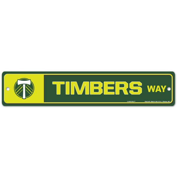 Wholesale-Portland Timbers Street / Zone Sign 3.75" x 19"