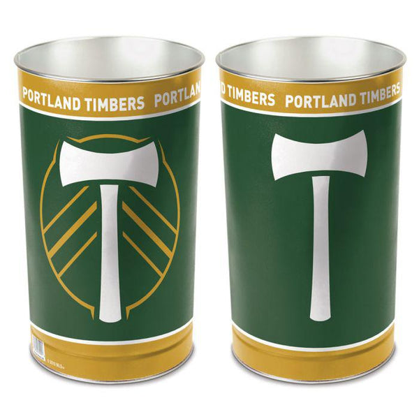 Wholesale-Portland Timbers Wastebasket - tapered 15"H