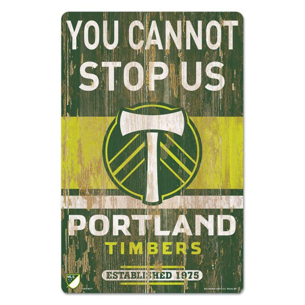 Wholesale-Portland Timbers Wood Sign 11" x 17" 1/4" thick