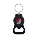 Wholesale-Portland Trail Blazers Black Bottle Opener Key Ring