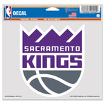 Wholesale-Sacramento Kings Multi-Use Decal -Clear Bckrgd 5" x 6"