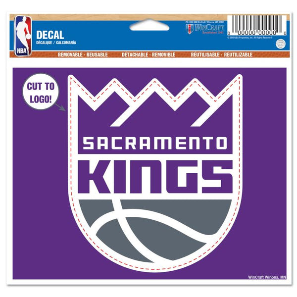 Wholesale-Sacramento Kings Multi-Use Decal - cut to logo 5" x 6"