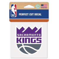 Wholesale-Sacramento Kings Perfect Cut Color Decal 4" x 4"