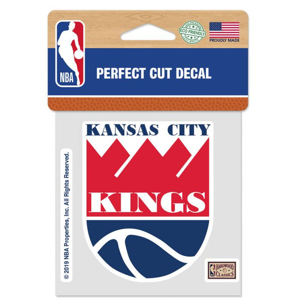 Wholesale-Sacramento Kings Perfect Cut Color Decal 4" x 4"