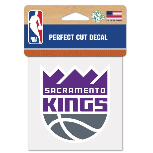 Wholesale-Sacramento Kings Perfect Cut Color Decal 4" x 4"