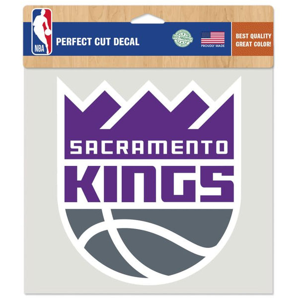 Wholesale-Sacramento Kings Perfect Cut Color Decal 8" x 8"