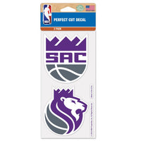 Wholesale-Sacramento Kings Perfect Cut Decal set of two 4"x4"