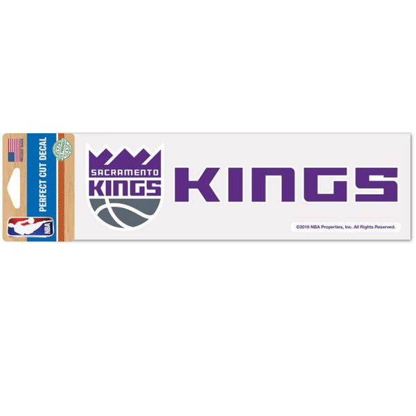 Wholesale-Sacramento Kings Perfect Cut Decals 3" x 10"