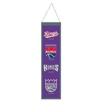 Wholesale-Sacramento Kings Wool Banner 8" x 32"