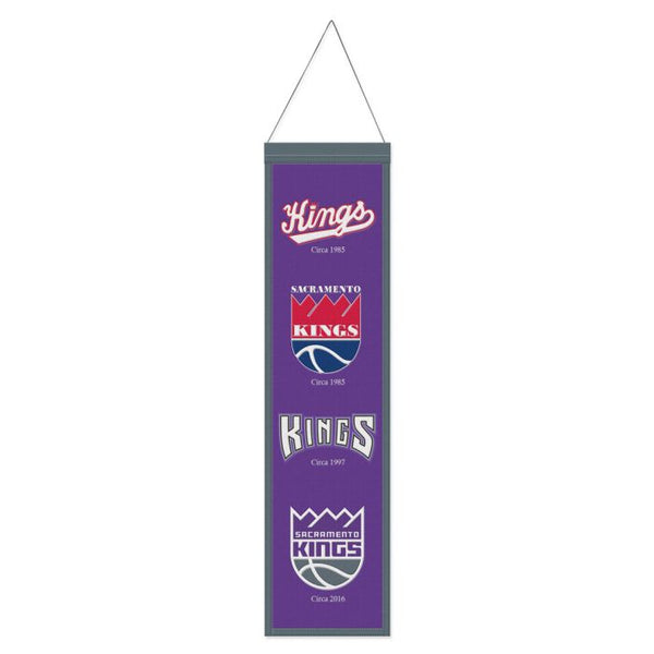 Wholesale-Sacramento Kings Wool Banner 8" x 32"