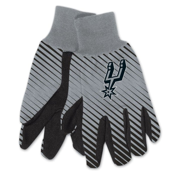 Wholesale-San Antonio Spurs Adult Two Tone Gloves