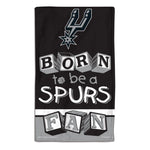 Wholesale-San Antonio Spurs BORN TO BE Burp Cloth 10" x 17"