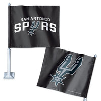 Wholesale-San Antonio Spurs Car Flag 11.75" x 14"