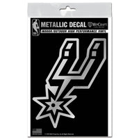 Wholesale-San Antonio Spurs Decal Metallic 3" x 5"