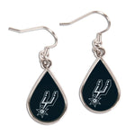 Wholesale-San Antonio Spurs Earrings Jewelry Carded Tear Drop