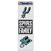 Wholesale-San Antonio Spurs Fan Decals 3.75" x 12"