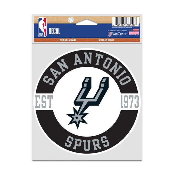 Wholesale-San Antonio Spurs Fan Decals 3.75" x 5"