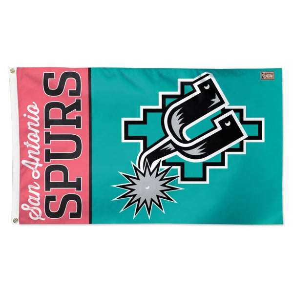 Wholesale-San Antonio Spurs Flag - Deluxe 3' X 5'