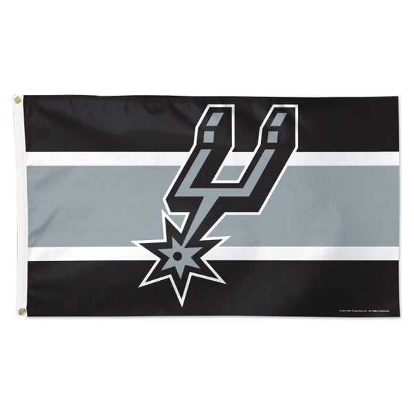 Wholesale-San Antonio Spurs H STRIPE Flag - Deluxe 3' X 5'
