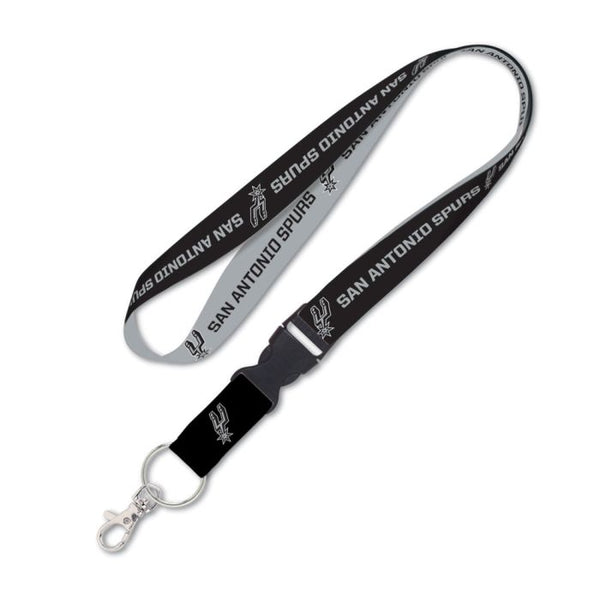 Wholesale-San Antonio Spurs Lanyard w/detachable buckle 1"