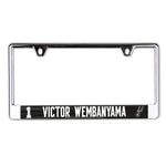 Wholesale-San Antonio Spurs Lic Plate Frame B/O Printed Victor Wembanyama