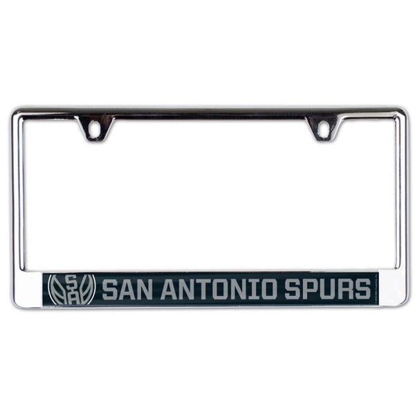 Wholesale-San Antonio Spurs MEGA Lic Plate Frame B/O Printed