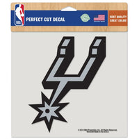 Wholesale-San Antonio Spurs Perfect Cut Color Decal 8" x 8"