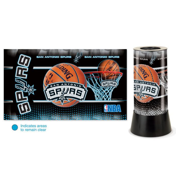 Wholesale-San Antonio Spurs Rotating Lamp 12"H