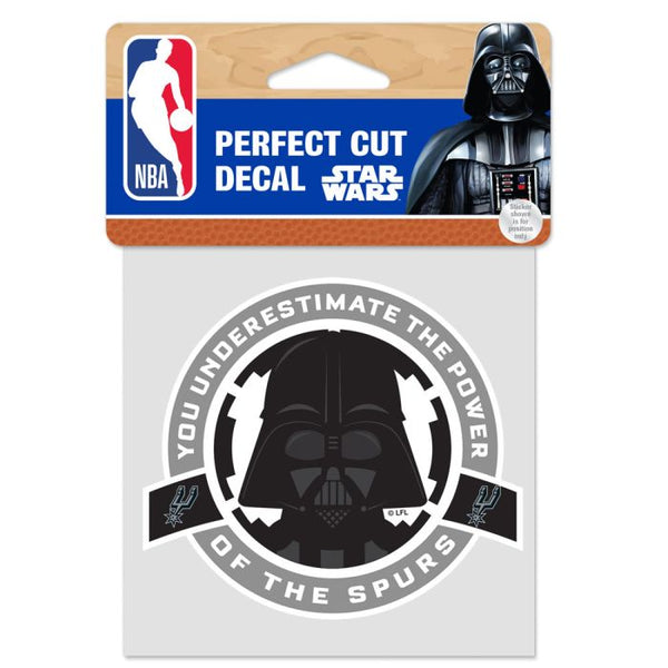 Wholesale-San Antonio Spurs / Star Wars Star Wars Perfect Cut Color Decal 4" x 4"