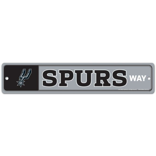 Wholesale-San Antonio Spurs Street / Zone Sign 3.75" X 19"