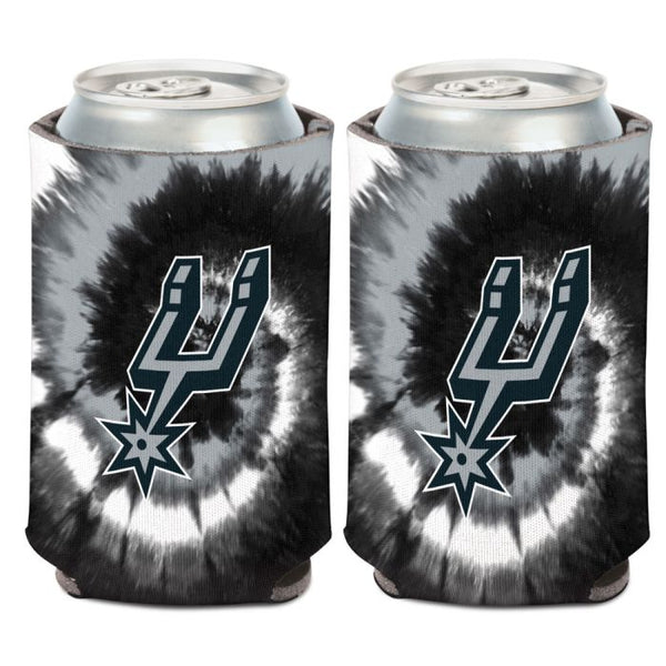 Wholesale-San Antonio Spurs TDYE Can Cooler 12 oz.