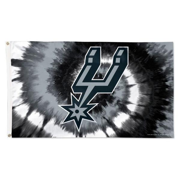 Wholesale-San Antonio Spurs TDYE Flag - Deluxe 3' X 5'