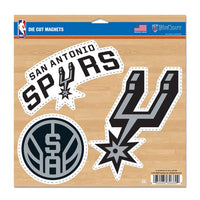 Wholesale-San Antonio Spurs Vinyl Magnet 11" x 11"