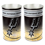 Wholesale-San Antonio Spurs Wastebasket - tapered 15"H