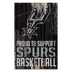 Wholesale-San Antonio Spurs Wood Sign 11" x 17" 1/4" thick