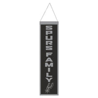 Wholesale-San Antonio Spurs Wool Banner 8" x 32"