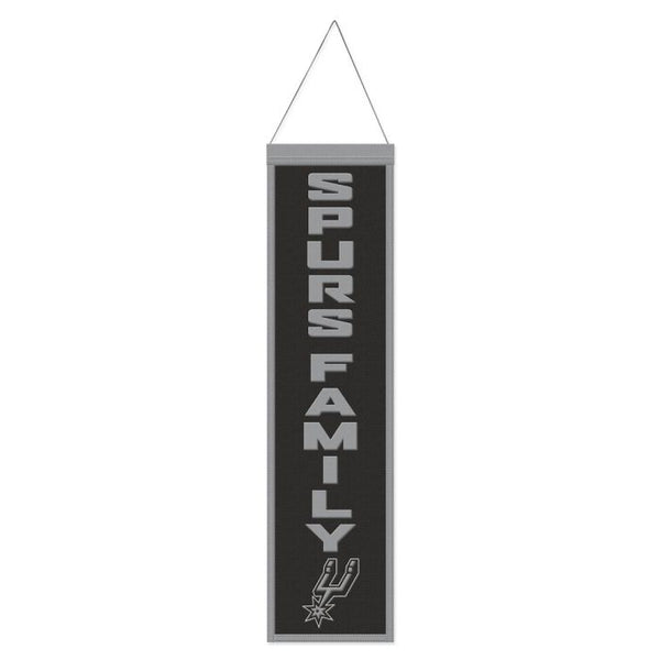 Wholesale-San Antonio Spurs Wool Banner 8" x 32"