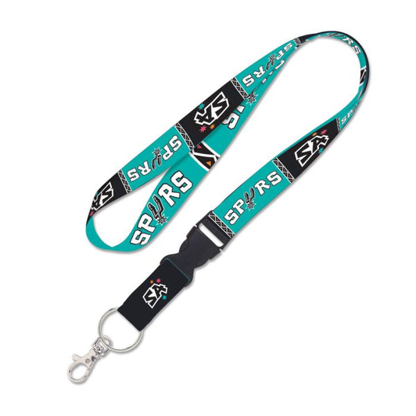 Wholesale-San Antonio Spurs city Lanyard w/detachable buckle 1"