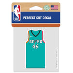 Wholesale-San Antonio Spurs city Perfect Cut Color Decal 4" x 4"