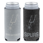 Wholesale-San Antonio Spurs colored heather 12 oz Slim Can Cooler