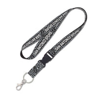 Wholesale-San Antonio Spurs leopard Lanyard w/detachable buckle 1"