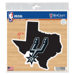 Wholesale-San Antonio Spurs state shape All Surface Decal 6" x 6"