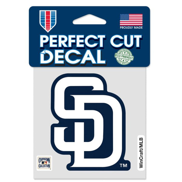 Wholesale-San Diego Padres 2004 Logo Perfect Cut Color Decal 4" x 4"