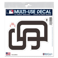 Wholesale-San Diego Padres All Surface Decal 6" x 6"