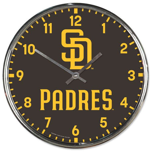 Wholesale-San Diego Padres Chrome Clock