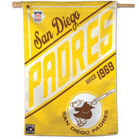 Wholesale-San Diego Padres / Cooperstown Cooperstown Vertical Flag 28" x 40"