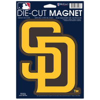 Wholesale-San Diego Padres Die Cut Logo Magnet 6.25" x 9"